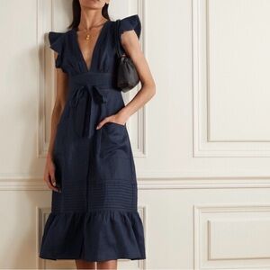 NWOT Reformation Lili midi dress (linen)